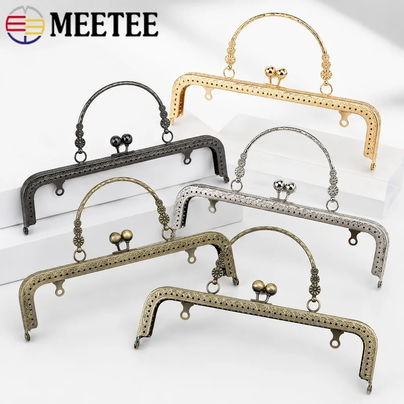 1/2Pcs 18.5/20.5cm Metal Purse Frame Kiss Clasp Lock with Handle for Handbag Wallet DIY Bag Making Hardware Accessory Parts Kit
1/2Pcs 18.5/20.5cm Metal Purse Frame Kiss Clasp Lock with Handle for Handbag Wallet DIY Bag Making Hardware Accessory Parts Kit