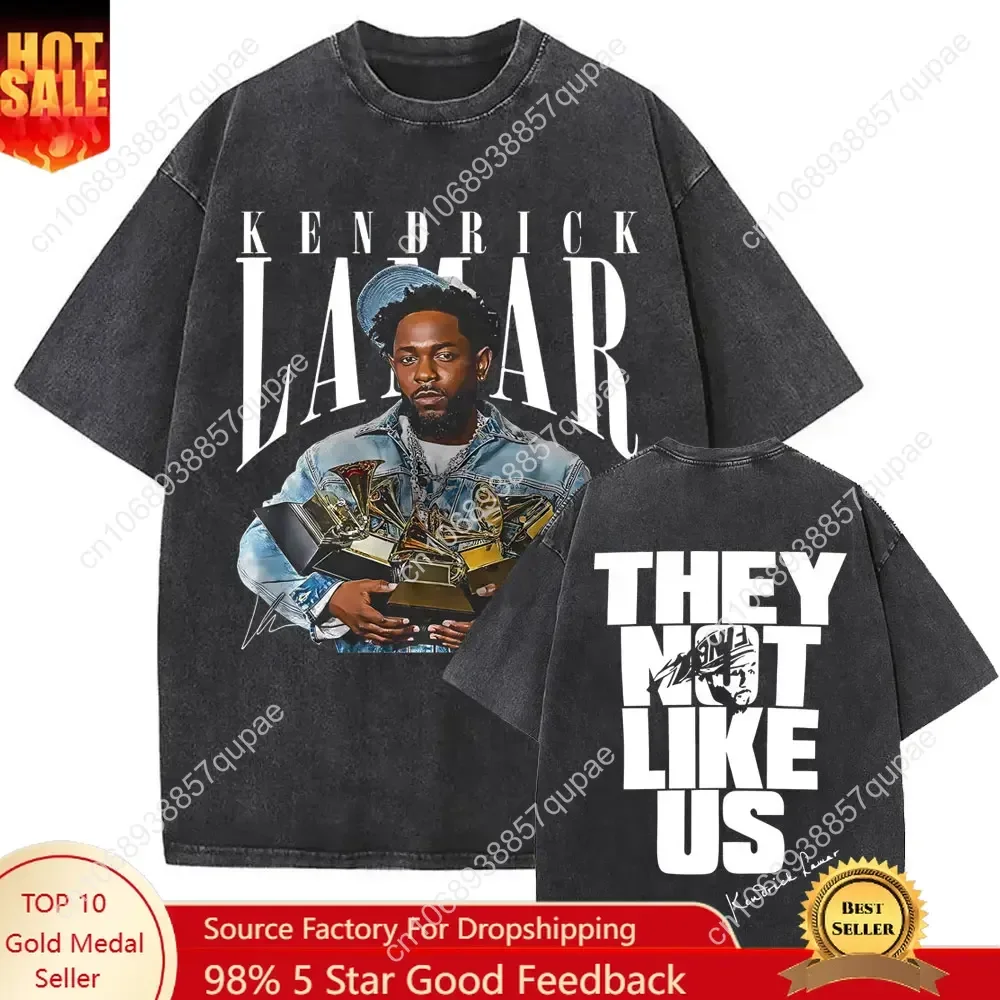 Limited Rapper Kendrick Lamar They Not Like Us Washed Vintage T-shirt Summer Men Women Hip Hop Oversized Street Crewneck T Shirt
Limited Rapper Kendrick Lamar They Not Like Us Washed Vintage T-shirt Summer Men Women Hip Hop Oversized Street Crewneck T Shirt