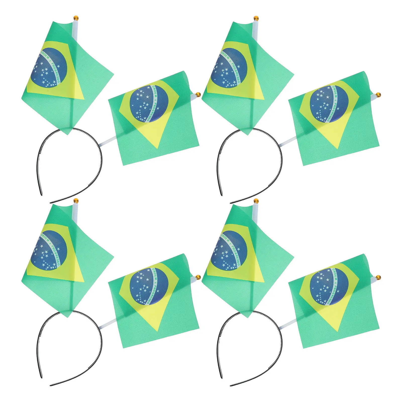 4Pcs Soccer Flag Headbands Sports Fan Lightweight Brazil Flag Hair Hoop Cheer Accessories Football Party Spirit
4Pcs Soccer Flag Headbands Sports Fan Lightweight Brazil Flag Hair Hoop Cheer Accessories Football Party Spirit