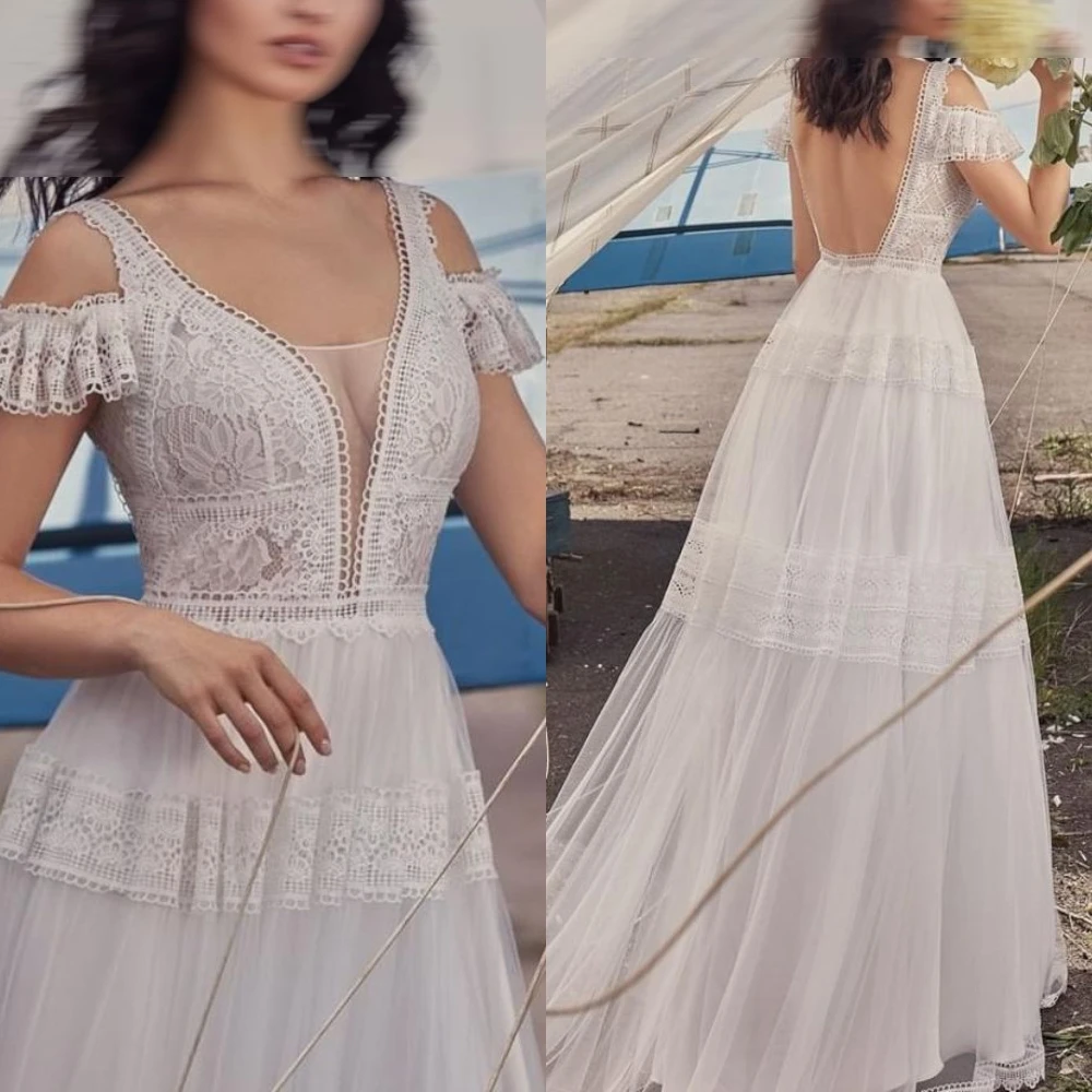 Customized White Chiffon Formal Wedding Dress Sexy V-neck Backless High Quality Bridal Party Sleeveless Delicate Bridal Gowns
Customized White Chiffon Formal Wedding Dress Sexy V-neck Backless High Quality Bridal Party Sleeveless Delicate Bridal Gowns