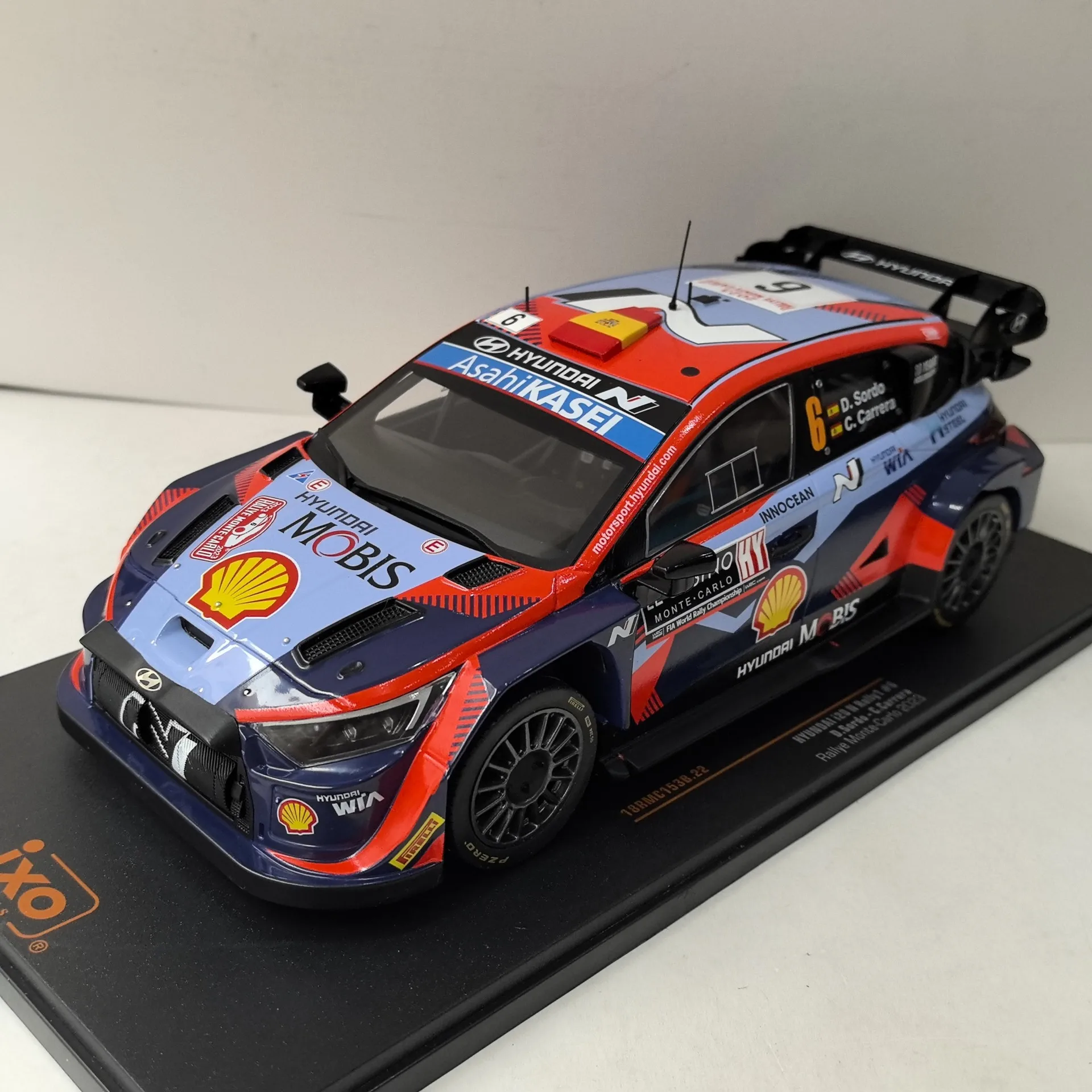 Diecast IXO 1/18 Scale HYUNDAI I20 N WRC #6 2023 Rally Alloy Car Model Collectible Toy Gift Souvenir Display Ornament
Diecast IXO 1/18 Scale HYUNDAI I20 N WRC #6 2023 Rally Alloy Car Model Collectible Toy Gift Souvenir Display Ornament