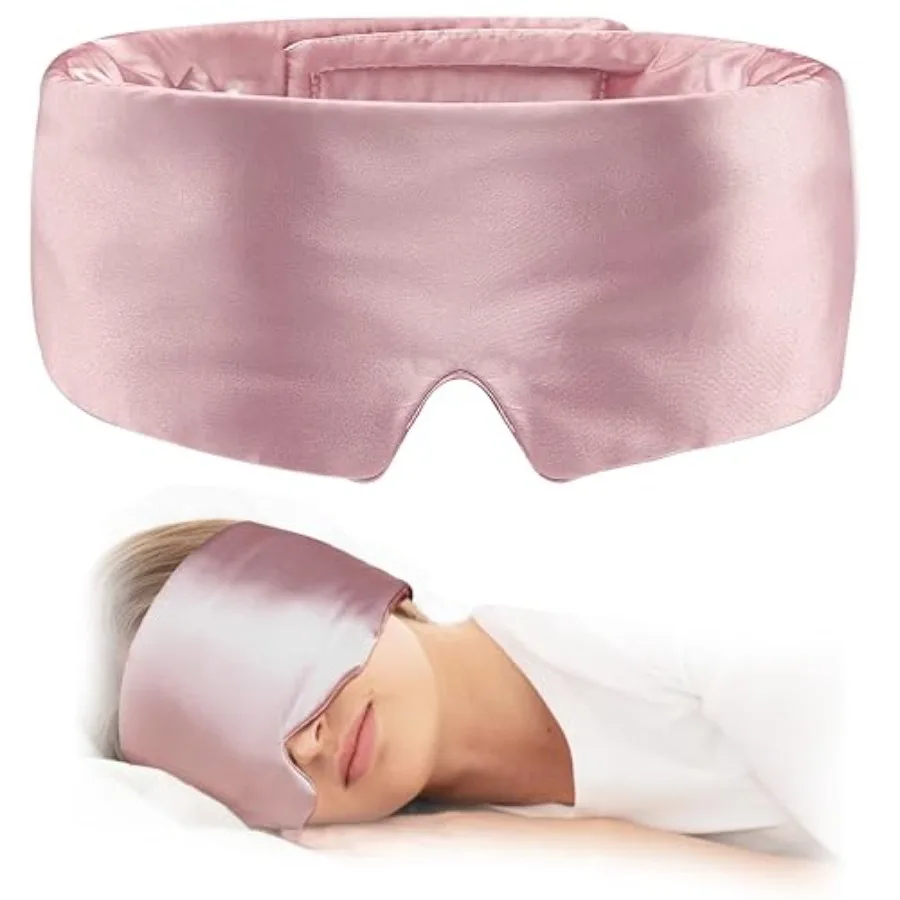 Satin Sleep Eye Mask, 100% Complete out Sleeping Mask for Women Men Side Sleepers, Zero Pressure Eye Shade with Adjustable Stra
Satin Sleep Eye Mask, 100% Complete out Sleeping Mask for Women Men Side Sleepers, Zero Pressure Eye Shade with Adjustable Stra