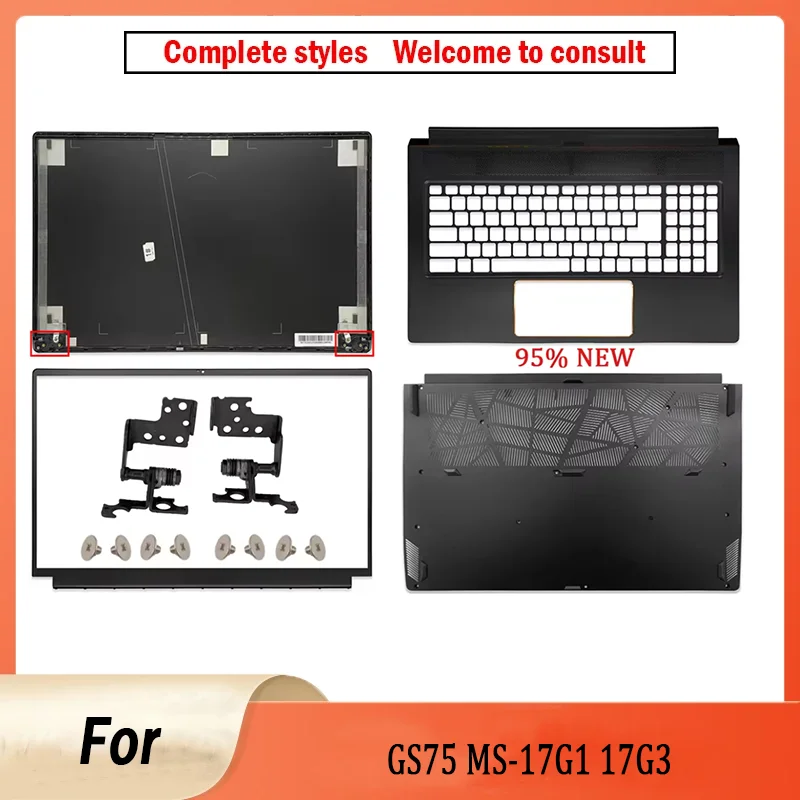 Новый оригинальный корпус для ноутбука GS75 MS-17G1 17G3, верхняя крышка ЖК-дисплея/задняя крышка/передняя панель/петли/нижний корпус 17,3 дюйма
Новый оригинальный корпус для ноутбука GS75 MS-17G1 17G3, верхняя крышка ЖК-дисплея/задняя крышка/передняя панель/петли/нижний корпус 17,3 дюйма