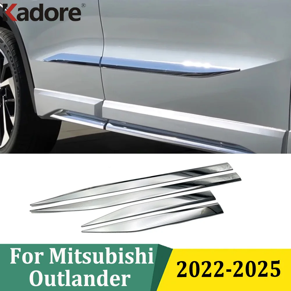 For Mitsubishi Outlander 2022 2023 2024 2025 ABS Chrome Side Door Body Molding Line Cover Trim Strip Exterior Car Accessories
For Mitsubishi Outlander 2022 2023 2024 2025 ABS Chrome Side Door Body Molding Line Cover Trim Strip Exterior Car Accessories