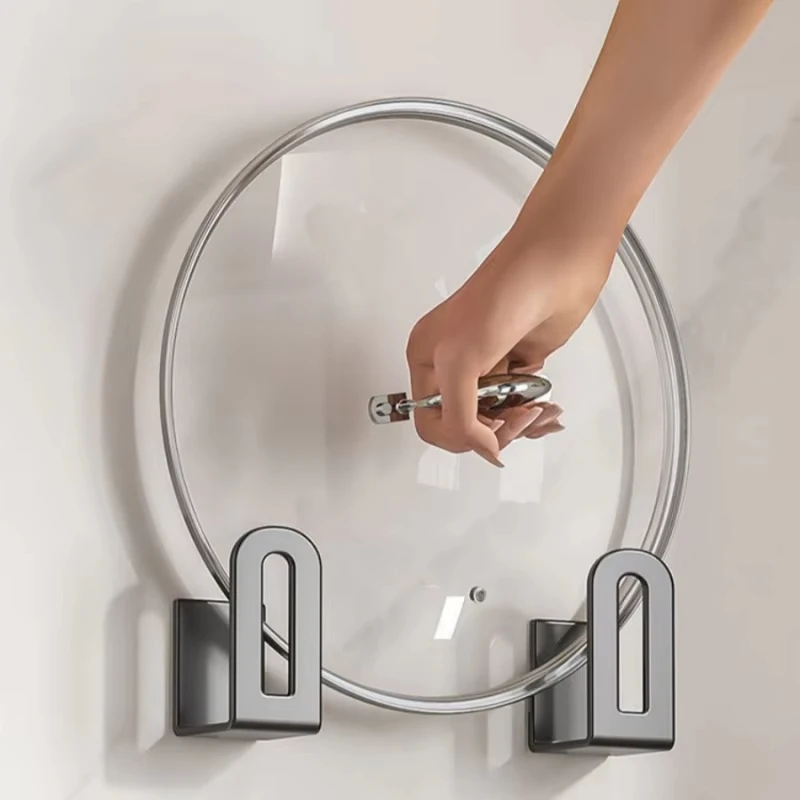 Non Drilled Pot Lid Holder Kitchen Chopping Board Storage Rack Wall Mounted Multi Functional Storage Rack Household Essential
Non Drilled Pot Lid Holder Kitchen Chopping Board Storage Rack Wall Mounted Multi Functional Storage Rack Household Essential