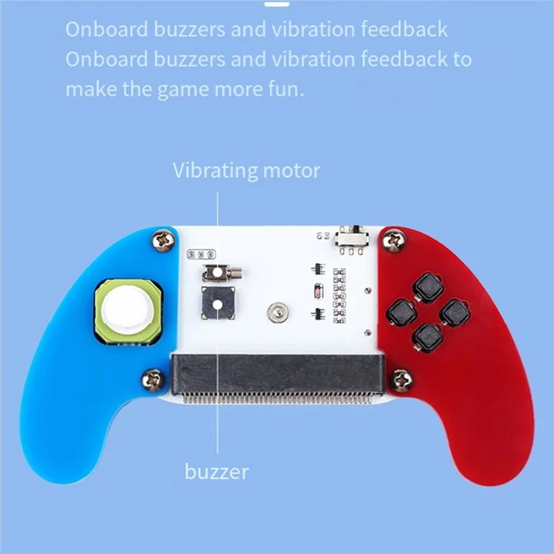 【Подержанные предложения】5 шт. для электронного джойстика Micro-Bit: комплект бит V2, акриловый корпус, встроенный зуммер + вибрационный двигатель, контроллер Microbit E
【Подержанные предложения】5 шт. для электронного джойстика Micro-Bit: комплект бит V2, акриловый корпус, встроенный зуммер + вибрационный двигатель, контроллер Microbit E