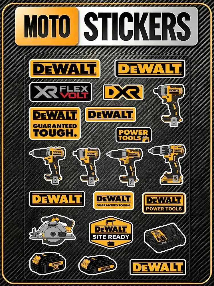 For DEWALT Waterproof Reflective Scratch Cover Sticker Universal Decor Decal For Car Motorcycle Helmet Refrigerator
For DEWALT Waterproof Reflective Scratch Cover Sticker Universal Decor Decal For Car Motorcycle Helmet Refrigerator