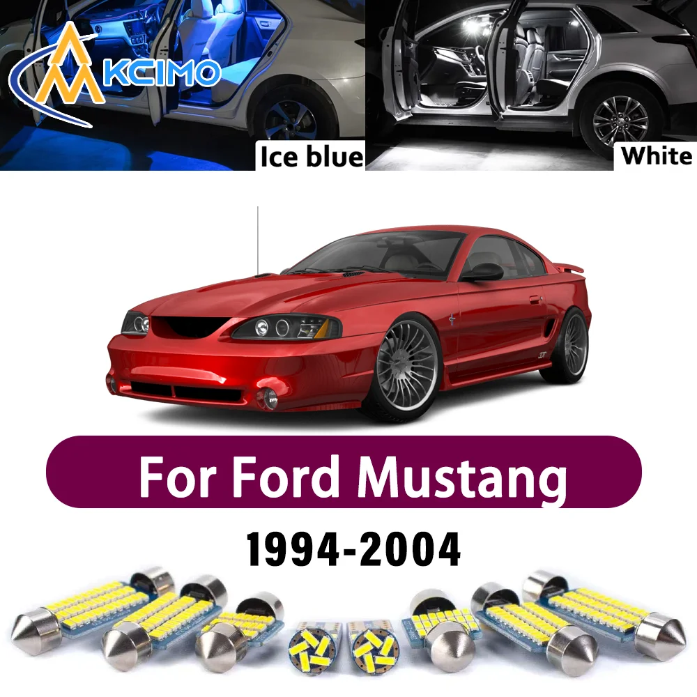 Error Free LED Interior Light Kit for Ford Mustang 1994-2004 Premium Bright Dome Trunk Mirror Reading Lamps Canbus
Error Free LED Interior Light Kit for Ford Mustang 1994-2004 Premium Bright Dome Trunk Mirror Reading Lamps Canbus
