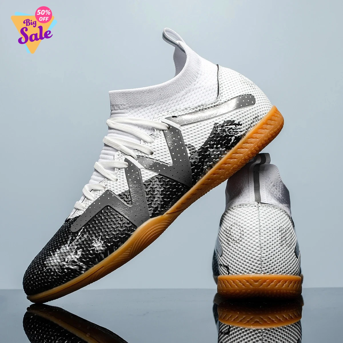 Профессиональные мужские футбольные бутсы для зала с плоской подошвой, прочные и удобные тренировочные кроссовки для взрослых и подростков, нескользящие футбольные бутсы
Профессиональные мужские футбольные бутсы для зала с плоской подошвой, прочные и удобные тренировочные кроссовки для взрослых и подростков, нескользящие футбольные бутсы