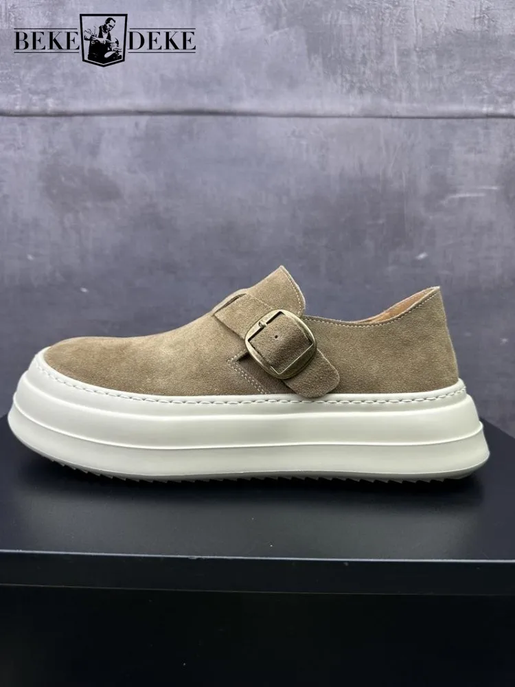 Hot Sale Mens Casual Shoes Loafer Vintage Cow Suede Design Slip On Comfortable Footwear Round Toe Platform Solid Color Daily
Hot Sale Mens Casual Shoes Loafer Vintage Cow Suede Design Slip On Comfortable Footwear Round Toe Platform Solid Color Daily