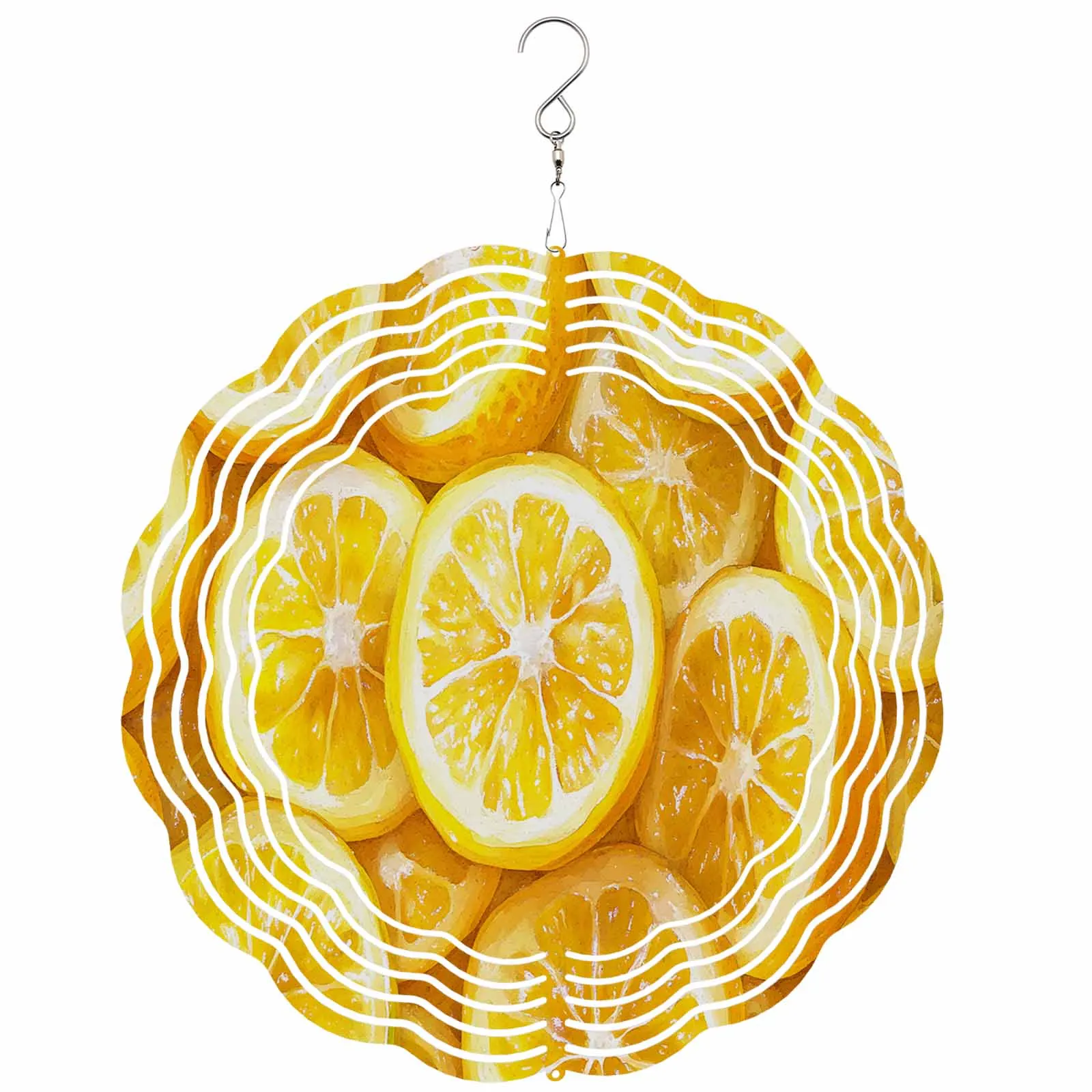 Vintage Summer Lemon Fruit Style Stainless Steel Hanging Decorations For Home 3D Rotating Wind Spinner
Vintage Summer Lemon Fruit Style Stainless Steel Hanging Decorations For Home 3D Rotating Wind Spinner