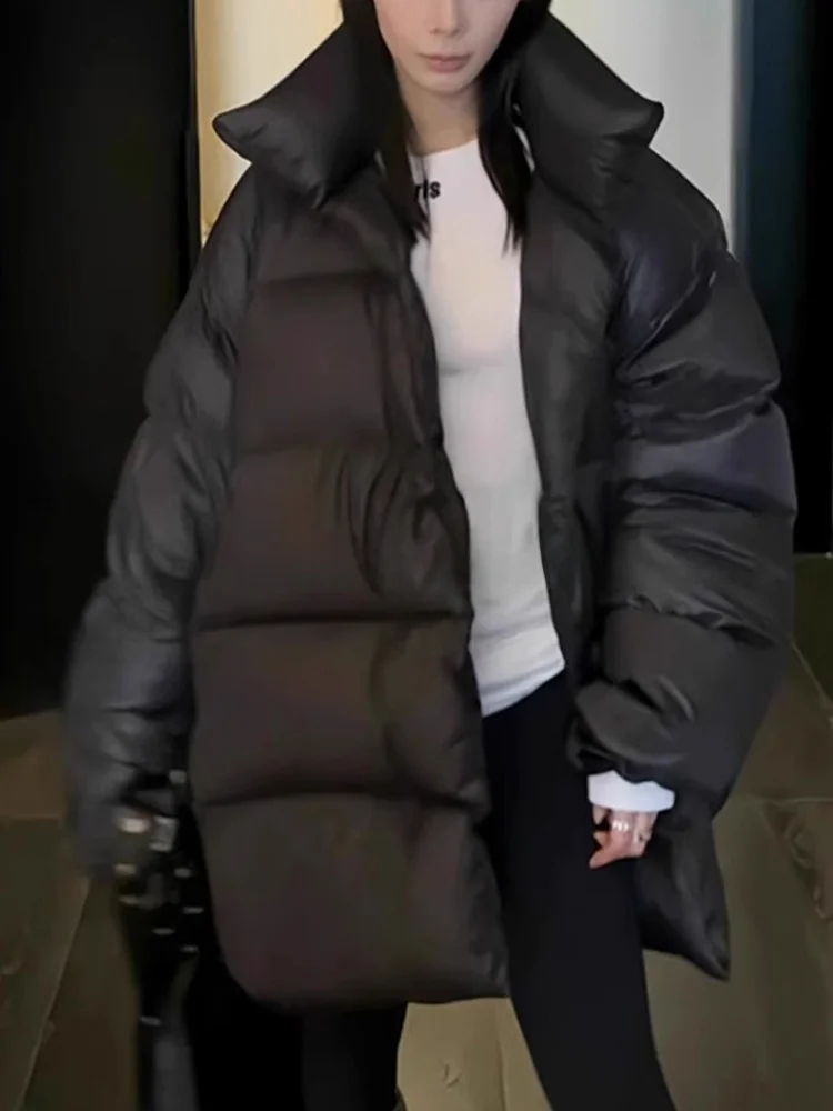 ROUJE KEFSS Women's Mid-Length Puffer Jacket Thickened Winter Coat Black Temperature Locking Bread Style Outerwear
ROUJE KEFSS Women's Mid-Length Puffer Jacket Thickened Winter Coat Black Temperature Locking Bread Style Outerwear