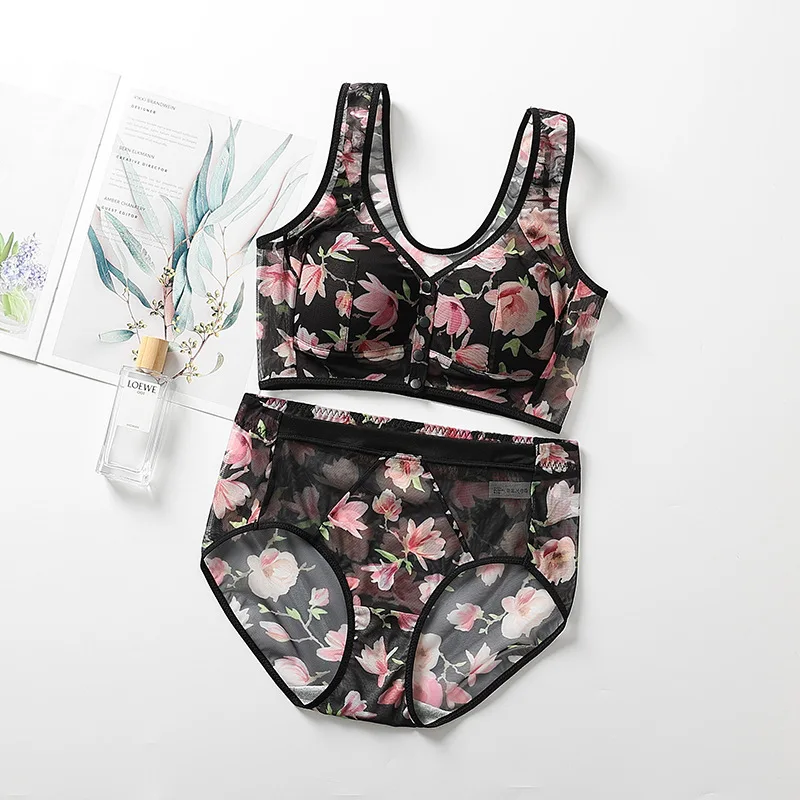 Front Open Bra And Pink Underwear Thin Bra Set Large Plus Size Clothing 2 Piece Sets Bras For Women
Front Open Bra And Pink Underwear Thin Bra Set Large Plus Size Clothing 2 Piece Sets Bras For Women