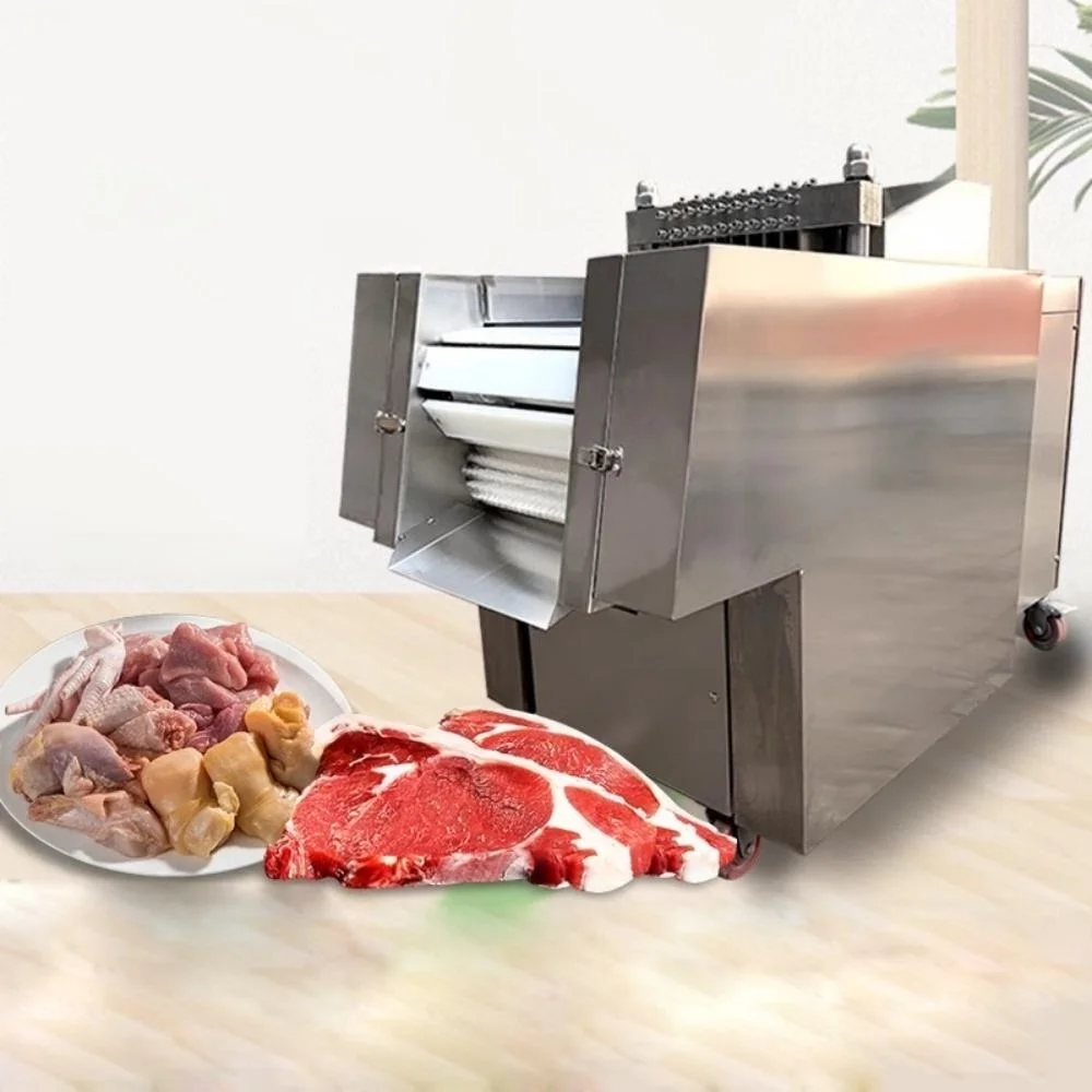 Automatic Beef Meat Cube Cutting Machine Frozen Meat Dicer Cutter Pork Fish Slicer Commercial Chicken Cutting Machine
Automatic Beef Meat Cube Cutting Machine Frozen Meat Dicer Cutter Pork Fish Slicer Commercial Chicken Cutting Machine