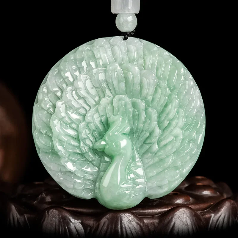 Зеленый Jadeite подвеска на ожерелье Павлин чокер Настоящее ювелирное изделие талисманы дизайнер человек очарование Мода натуральный бирманский нефрит камень
Зеленый Jadeite подвеска на ожерелье Павлин чокер Настоящее ювелирное изделие талисманы дизайнер человек очарование Мода натуральный бирманский нефрит камень