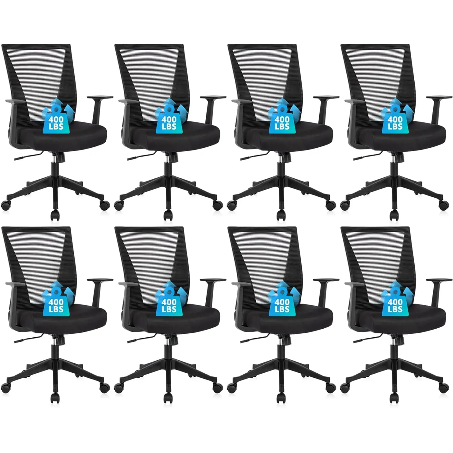 Ergonomic Mesh Office Chair Swivel Rolling Heavy Duty with Armrests for Home Office 8 Pack, Customized
Ergonomic Mesh Office Chair Swivel Rolling Heavy Duty with Armrests for Home Office 8 Pack, Customized