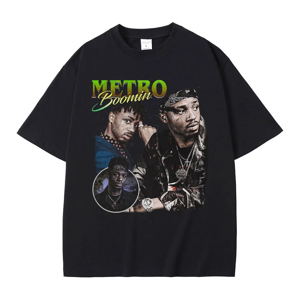 Rapper Metro Boomin Graphic T-shirt Men Women Clothing Hip Hop Fashion Oversized T Shirt Men's Casual Cotton Vintage T-shirts
Rapper Metro Boomin Graphic T-shirt Men Women Clothing Hip Hop Fashion Oversized T Shirt Men's Casual Cotton Vintage T-shirts