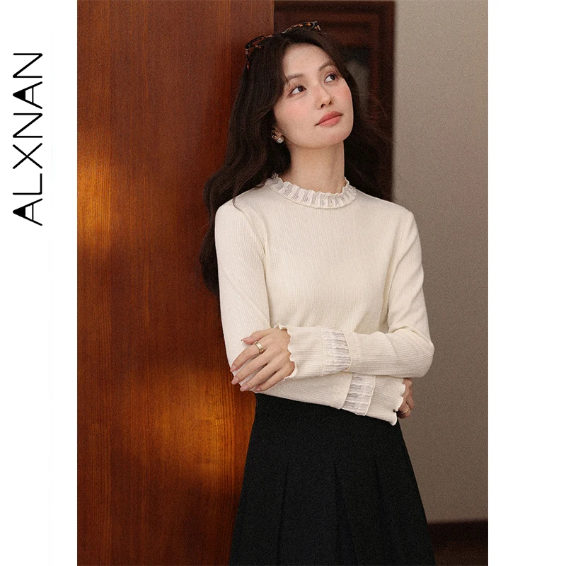 ALXNAN Apricot T-shirt Women's Autumn New Casual Slim-fit Long Sleeve Tees 2025 Office Lady Elegant Inner Tops Female L58259
ALXNAN Apricot T-shirt Women's Autumn New Casual Slim-fit Long Sleeve Tees 2025 Office Lady Elegant Inner Tops Female L58259