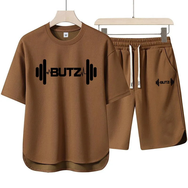 2025 brand new European and American men's comfortable and breathable jogging set Summer short-sleeved sports pants 2-piece set
2025 brand new European and American men's comfortable and breathable jogging set Summer short-sleeved sports pants 2-piece set