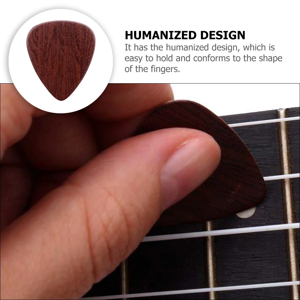 5pcs Wooden Guitar Picks Lightweight Portable With Creative Patterns For Acoustic Electric Folk Guitar Practice Supplies
5pcs Wooden Guitar Picks Lightweight Portable With Creative Patterns For Acoustic Electric Folk Guitar Practice Supplies