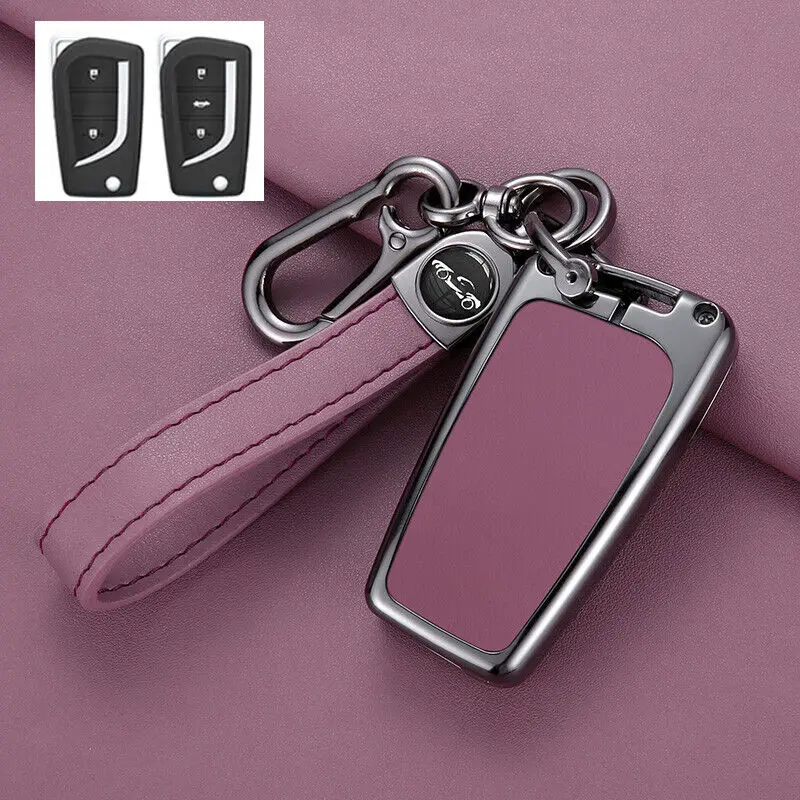 Alloy Leather CarRemote Key Fob Case Cover For Toyota Camry RAV4 Corolla C-HR Hilux Key Shell Keychain
Alloy Leather CarRemote Key Fob Case Cover For Toyota Camry RAV4 Corolla C-HR Hilux Key Shell Keychain