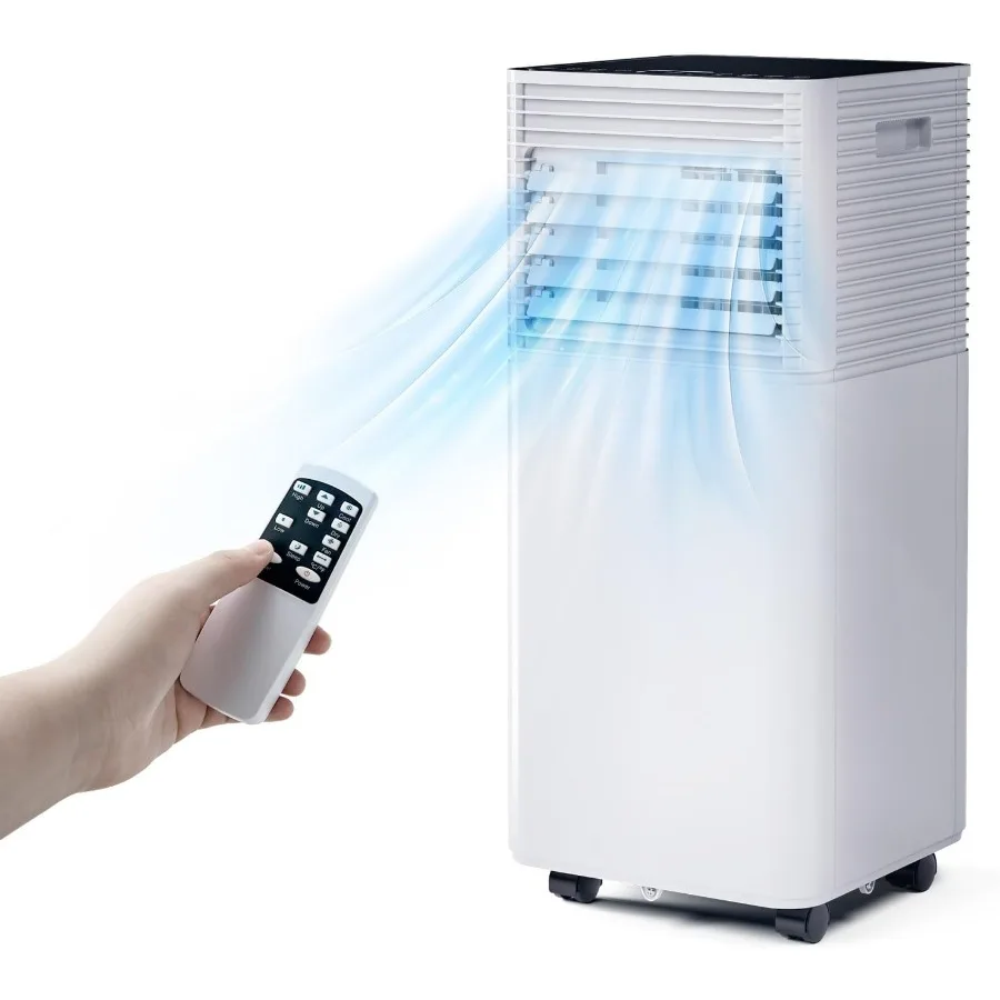 Portable Air Conditioners 10000 BTU AC Unit Cools up to 400 sq. ft. with Fan and Dehumidifier Functionality Remote Control for
Portable Air Conditioners 10000 BTU AC Unit Cools up to 400 sq. ft. with Fan and Dehumidifier Functionality Remote Control for