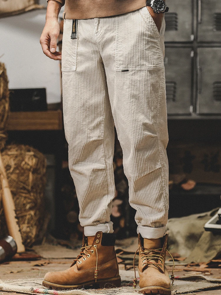 Jieren американские вельветовые рабочие брюки в стиле ретро мужские осенне-зимние тяжелые модные свободные прямые повседневные брюки
Jieren американские вельветовые рабочие брюки в стиле ретро мужские осенне-зимние тяжелые модные свободные прямые повседневные брюки