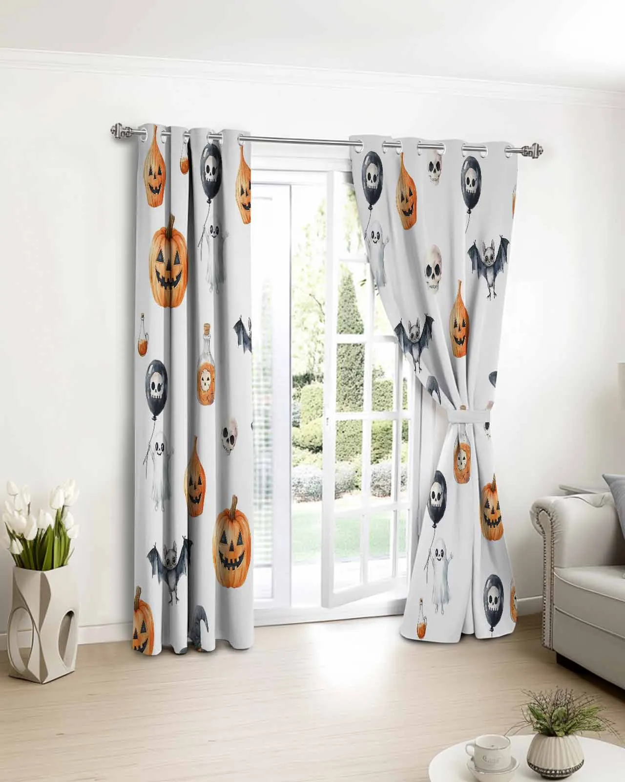 Halloween Pumpkin Ghost Curtains For Kitchen Bedroom Window Treatment Curtains for Living Room Home Decor Drapes
Halloween Pumpkin Ghost Curtains For Kitchen Bedroom Window Treatment Curtains for Living Room Home Decor Drapes