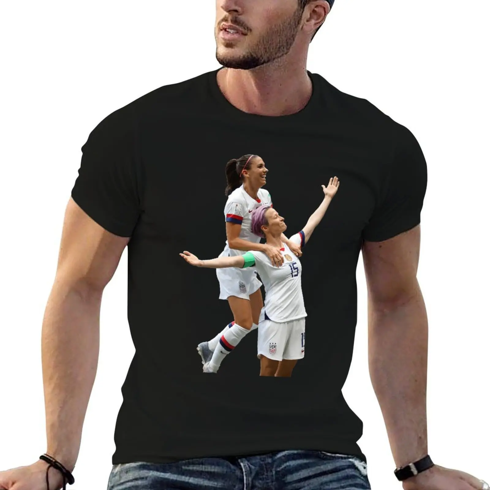 Alex Morgan and Megan Rapinoe Classic T-Shirt man t shirts for men t shirts for man pack cotton T-Shirt
Alex Morgan and Megan Rapinoe Classic T-Shirt man t shirts for men t shirts for man pack cotton T-Shirt
