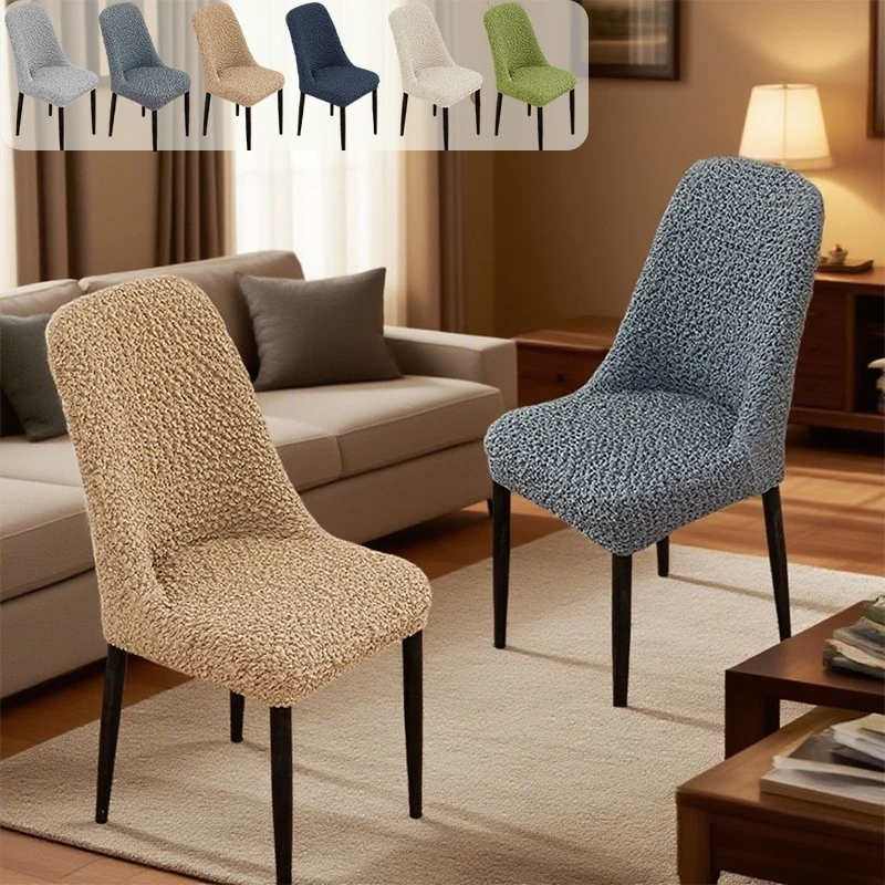 Wrinkled Fabric Chair Cover Solid Color High Elasticity Curved Chair Cover Machine Washable for Home Hotel Dining Seat Cover의자커버
Wrinkled Fabric Chair Cover Solid Color High Elasticity Curved Chair Cover Machine Washable for Home Hotel Dining Seat Cover의자커버