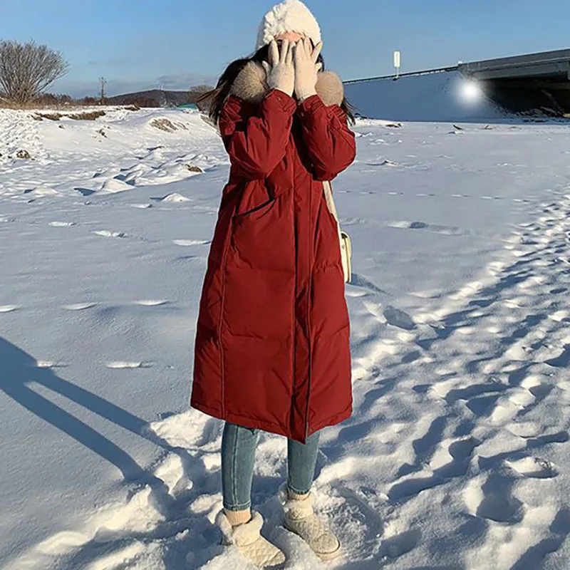 2023 Autumn Winter Fashion Women Down Coat Hooded Big Fur Collar 80% White Duck Down Coat Casual Loose Thicken Warm Down Jackets
2023 Autumn Winter Fashion Women Down Coat Hooded Big Fur Collar 80% White Duck Down Coat Casual Loose Thicken Warm Down Jackets