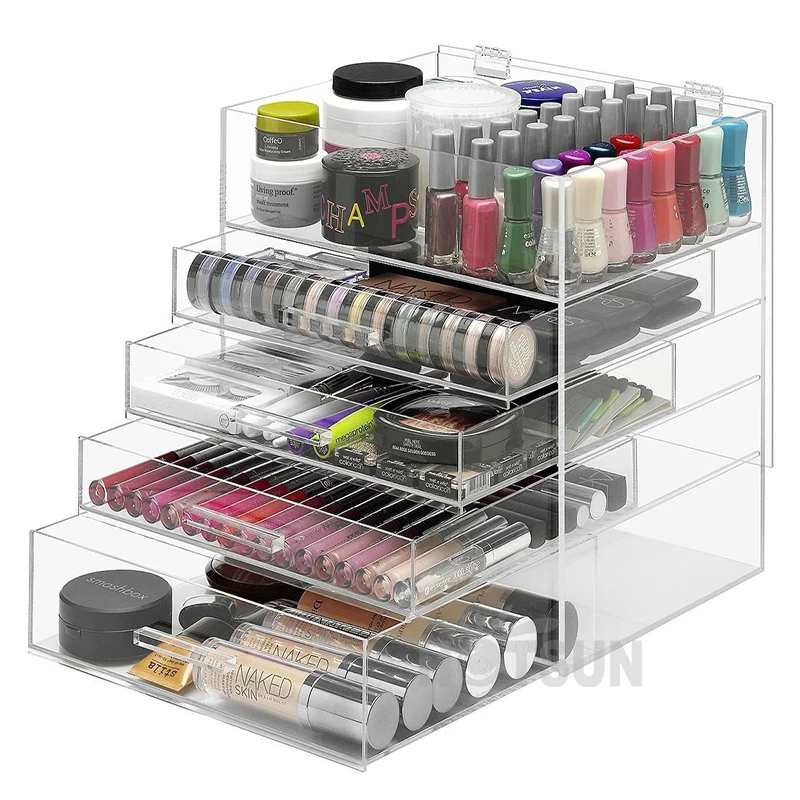 Large crystal cosmetic storage drawer 5-layer transparent acrylic cosmetic storage box
Large crystal cosmetic storage drawer 5-layer transparent acrylic cosmetic storage box