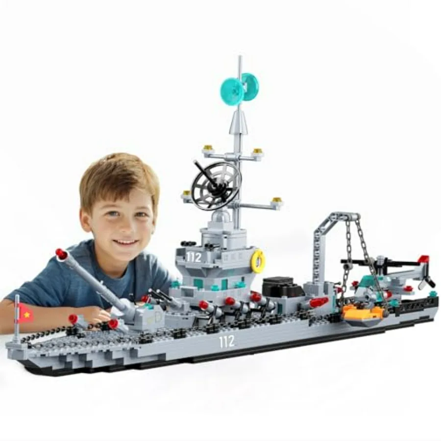 Набор строительных блоков X-Large WW2: Военный корабль-авианосец, 6-в-1, модель военного корабля ВМФ MOC для взрослых, мужчин и мальчиков
Набор строительных блоков X-Large WW2: Военный корабль-авианосец, 6-в-1, модель военного корабля ВМФ MOC для взрослых, мужчин и мальчиков
