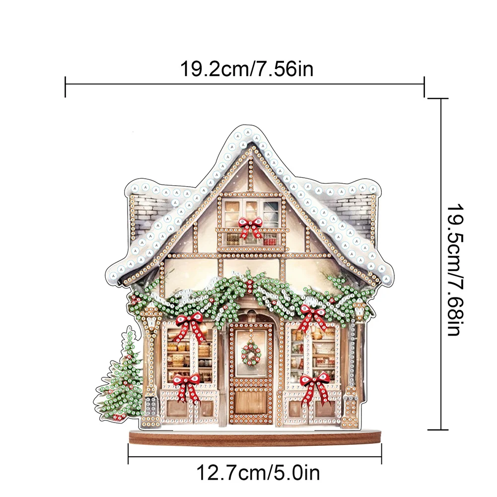 Wooden Diamonds Painting Desktop Decorations Xmas Shop Diamond Painting Tabletop Ornaments Kit for Xmas Table Office Home Decor
Wooden Diamonds Painting Desktop Decorations Xmas Shop Diamond Painting Tabletop Ornaments Kit for Xmas Table Office Home Decor