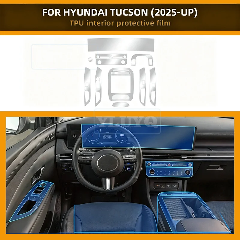 For HYUNDAI TUCSON 2025-UP Anti-scratch Car Interior Center Console Media Dashboard Navigation TPU Protector Film Sticker
For HYUNDAI TUCSON 2025-UP Anti-scratch Car Interior Center Console Media Dashboard Navigation TPU Protector Film Sticker