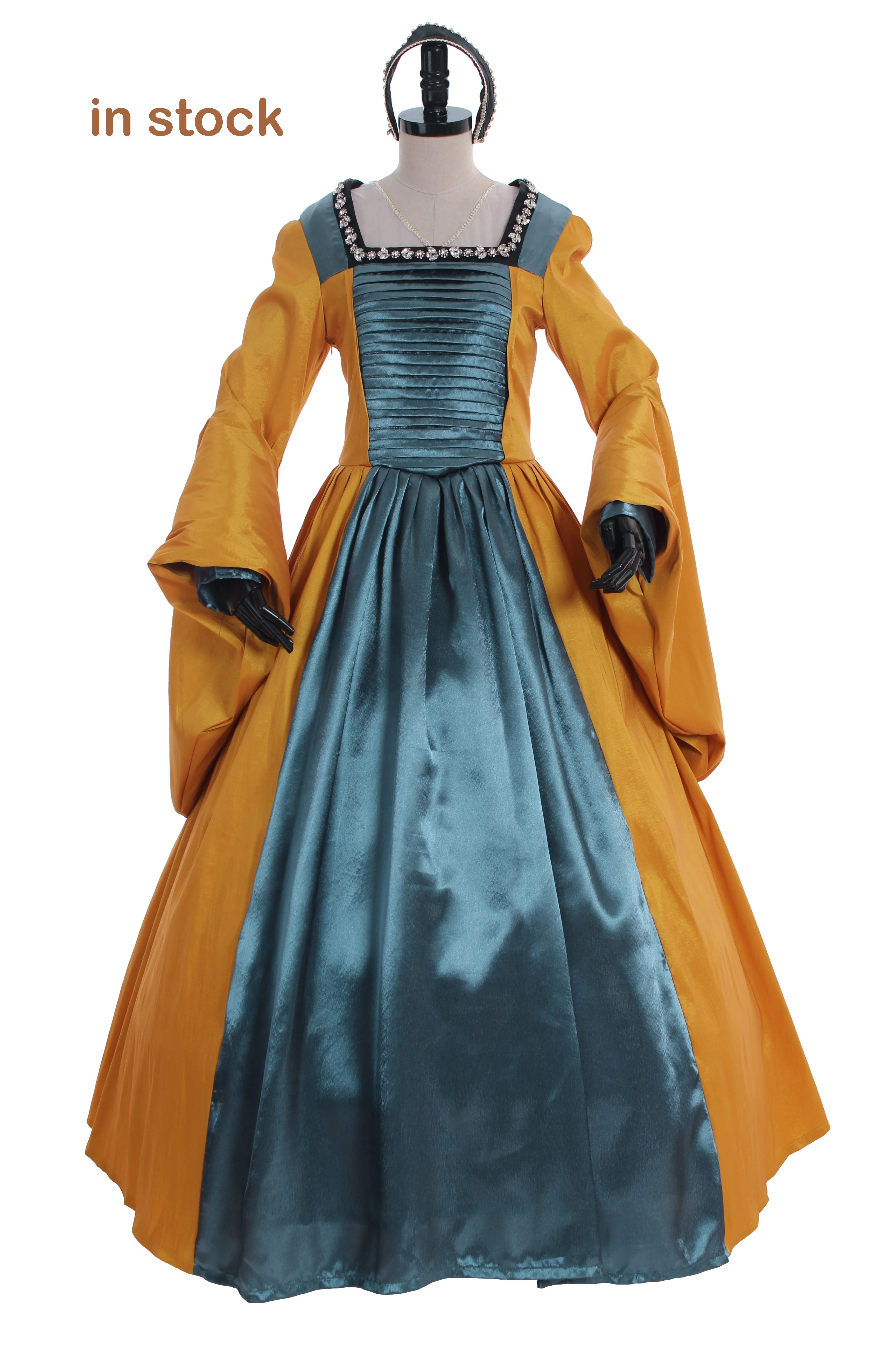 Tudor Queen Dress Queen Elizabeth Ball Gown Dresss Faire Princess Palace Vintage Dress Halloween Party Role Play Outfits
Tudor Queen Dress Queen Elizabeth Ball Gown Dresss Faire Princess Palace Vintage Dress Halloween Party Role Play Outfits
