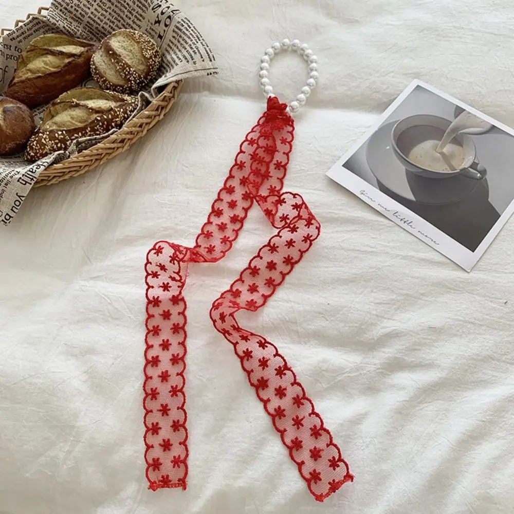 Fashion French Style Lace Ribbon Hair Rope Pearl Mesh Sweet Neck Strap Temperament Ponytail Holder Hair Circle Hair Accessory
Fashion French Style Lace Ribbon Hair Rope Pearl Mesh Sweet Neck Strap Temperament Ponytail Holder Hair Circle Hair Accessory