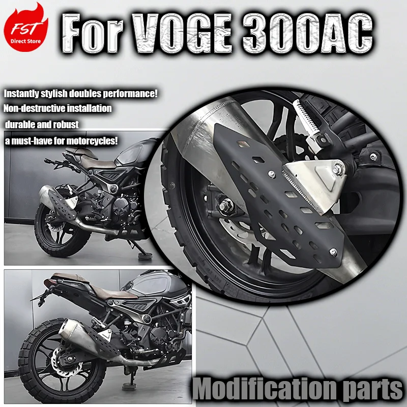 For VOGE 300AC Modified exhaust pipe scald cover, stainless steel heat-insulating decorative cover accessories
For VOGE 300AC Modified exhaust pipe scald cover, stainless steel heat-insulating decorative cover accessories
