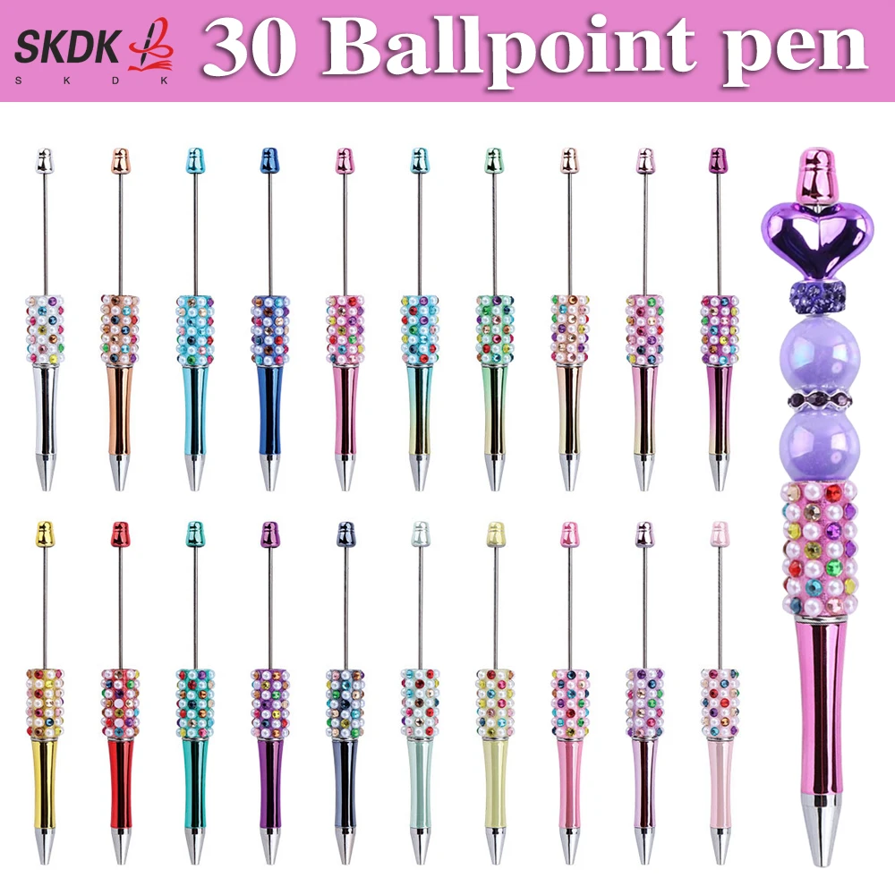 30Pcs Candy Beaded Pen - Gradual Color UV Coated Ballpoint, Sparkly Gift Pen for School & Office
30Pcs Candy Beaded Pen - Gradual Color UV Coated Ballpoint, Sparkly Gift Pen for School & Office