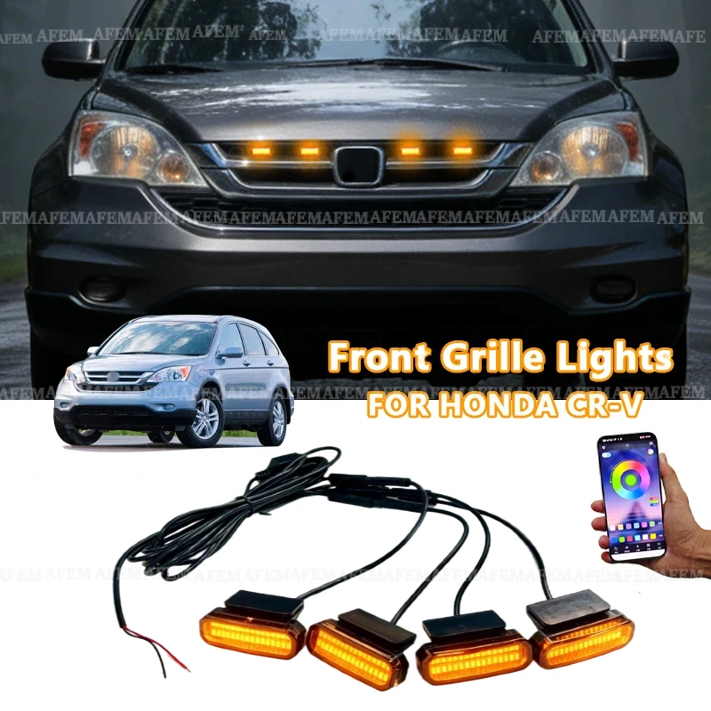 FOR HONDA CR-V APP Controlled LED Front Grille Yellow Lights Super Bright Daytime Running Lamps Specific Grill Lights
FOR HONDA CR-V APP Controlled LED Front Grille Yellow Lights Super Bright Daytime Running Lamps Specific Grill Lights