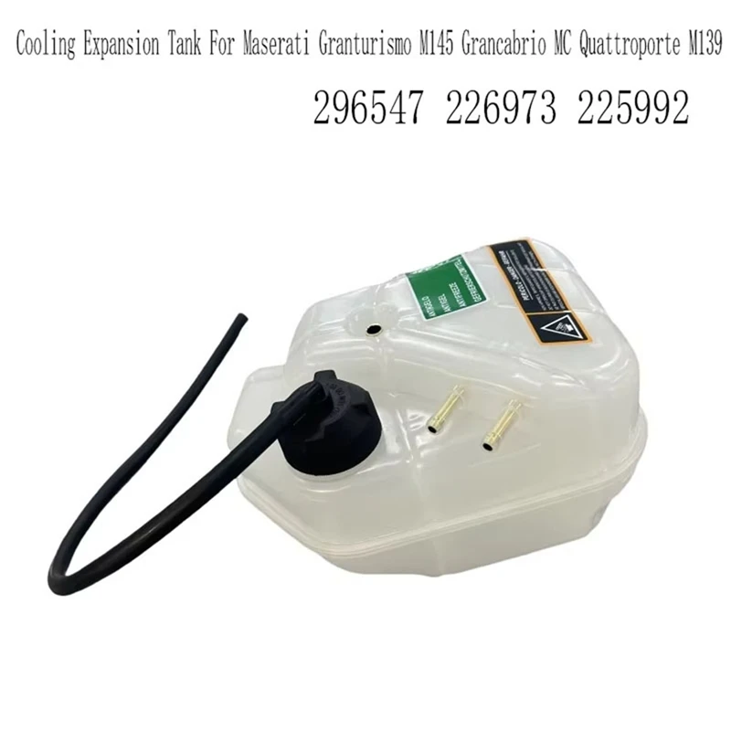 296547 226973 Cooling Expansion Kettle Radiator Water Tank For Maserati Granturismo M145 Grancabrio MC Quattroporte M139
296547 226973 Cooling Expansion Kettle Radiator Water Tank For Maserati Granturismo M145 Grancabrio MC Quattroporte M139
