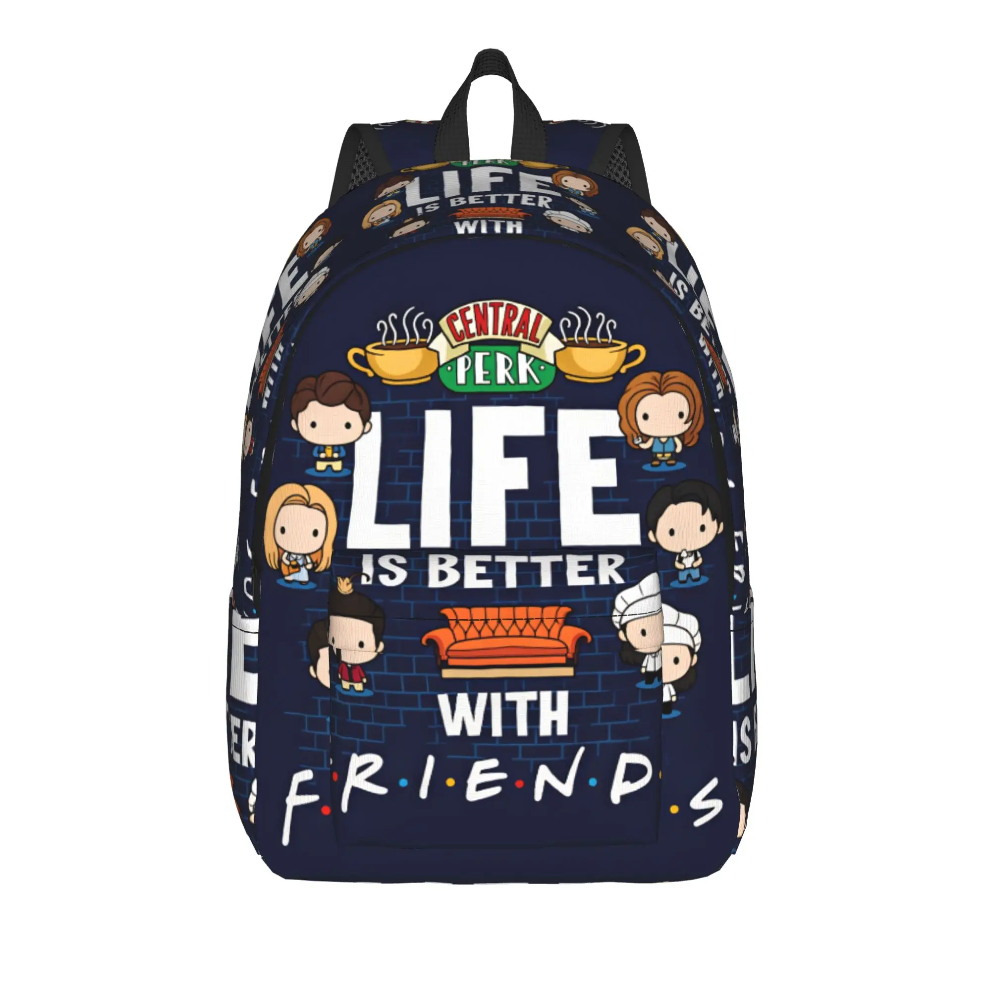 Friends Life Better Quote Backpack Daily Backpacks Boy Colorful Big School Bags Pretty Rucksack
Friends Life Better Quote Backpack Daily Backpacks Boy Colorful Big School Bags Pretty Rucksack
