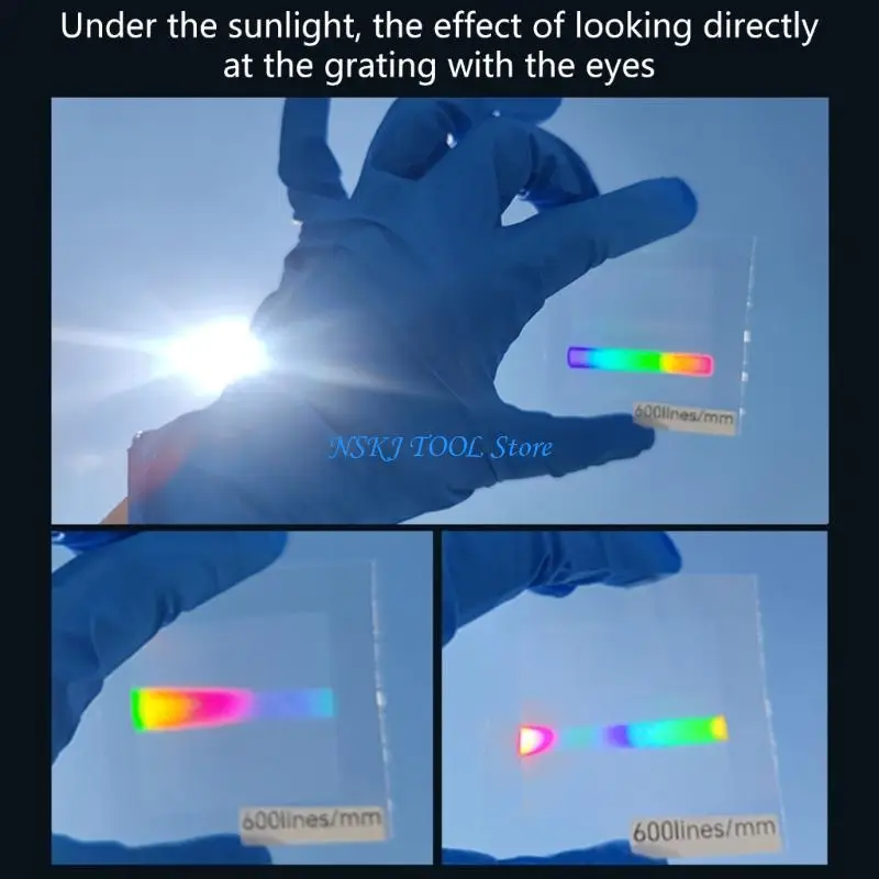 L8RC Large PET Volumetric Transmission Diffraction Grating for Spectroscopy Education
L8RC Large PET Volumetric Transmission Diffraction Grating for Spectroscopy Education