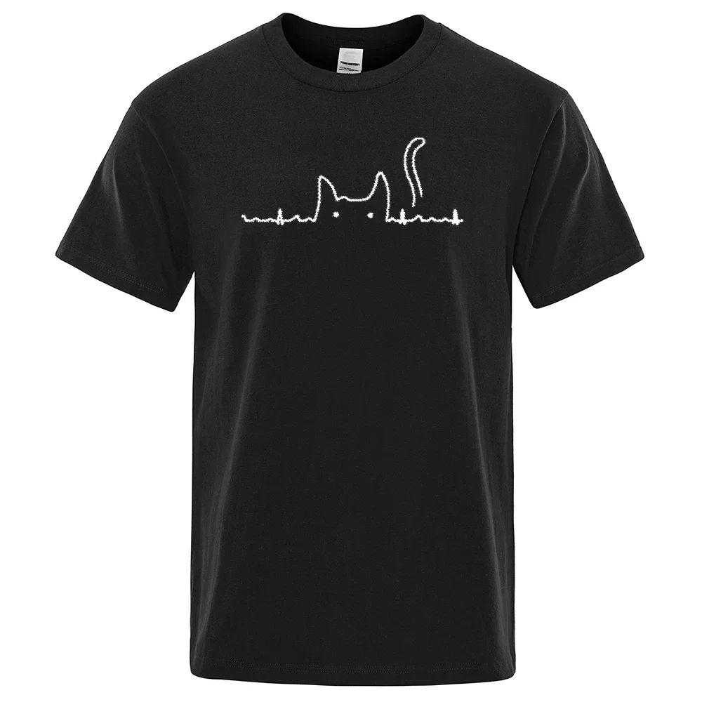 FP Cartoons Men Women T Shirts Cat Cute Pritned Cotton O-Neck T-shirt for Short Sleeve Top Tee Shirt Funny Streetwear 80411
FP Cartoons Men Women T Shirts Cat Cute Pritned Cotton O-Neck T-shirt for Short Sleeve Top Tee Shirt Funny Streetwear 80411