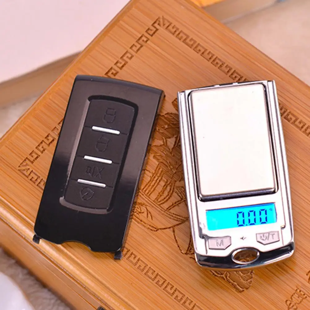 Electronic Scale Lightweight Car Key Shape Metal Accurate Digital Pocket Scale for Food
Electronic Scale Lightweight Car Key Shape Metal Accurate Digital Pocket Scale for Food