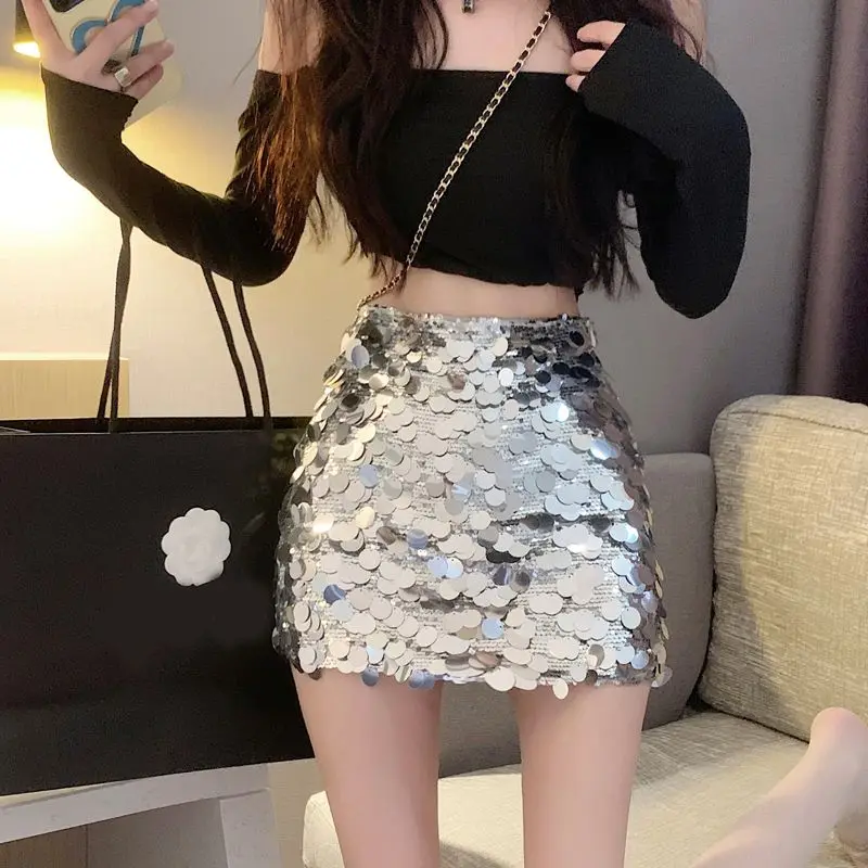 2024 Viral Sparkly Mini Skirt Pure & Sexy High Waist Bodycon Skirt Y2K Glitter Party Women's Unique Figure-Hugging Clubwear
2024 Viral Sparkly Mini Skirt Pure & Sexy High Waist Bodycon Skirt Y2K Glitter Party Women's Unique Figure-Hugging Clubwear