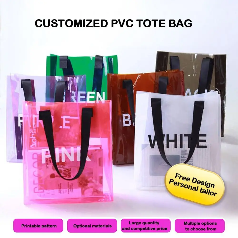 Portable PVC Jelly Bag Transparent Handheld Handheld Bag Thickened Large Capacity Storage Bag Women's
Portable PVC Jelly Bag Transparent Handheld Handheld Bag Thickened Large Capacity Storage Bag Women's