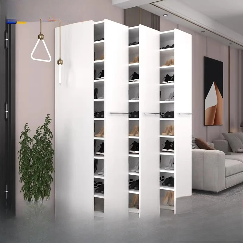 Modern simple door pull-out shoe cabinet invisible staircase storage cabinet household dust locker customization 8N-039
Modern simple door pull-out shoe cabinet invisible staircase storage cabinet household dust locker customization 8N-039