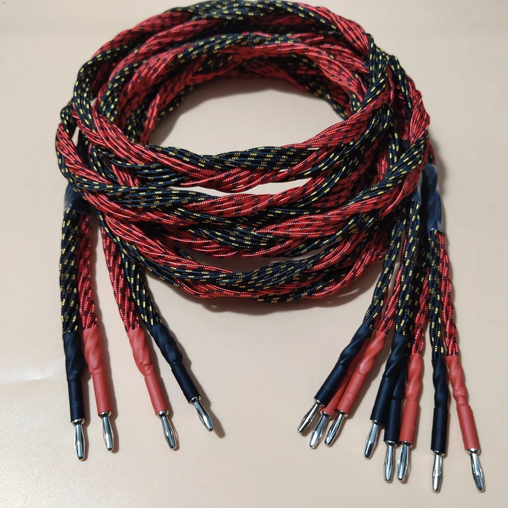 Top Configuration New 16 core HIFI Audio Audiophile Cable Bi wire HI-End WE Western Electric Speaker Cable amplifier Wire 1 pair
Top Configuration New 16 core HIFI Audio Audiophile Cable Bi wire HI-End WE Western Electric Speaker Cable amplifier Wire 1 pair