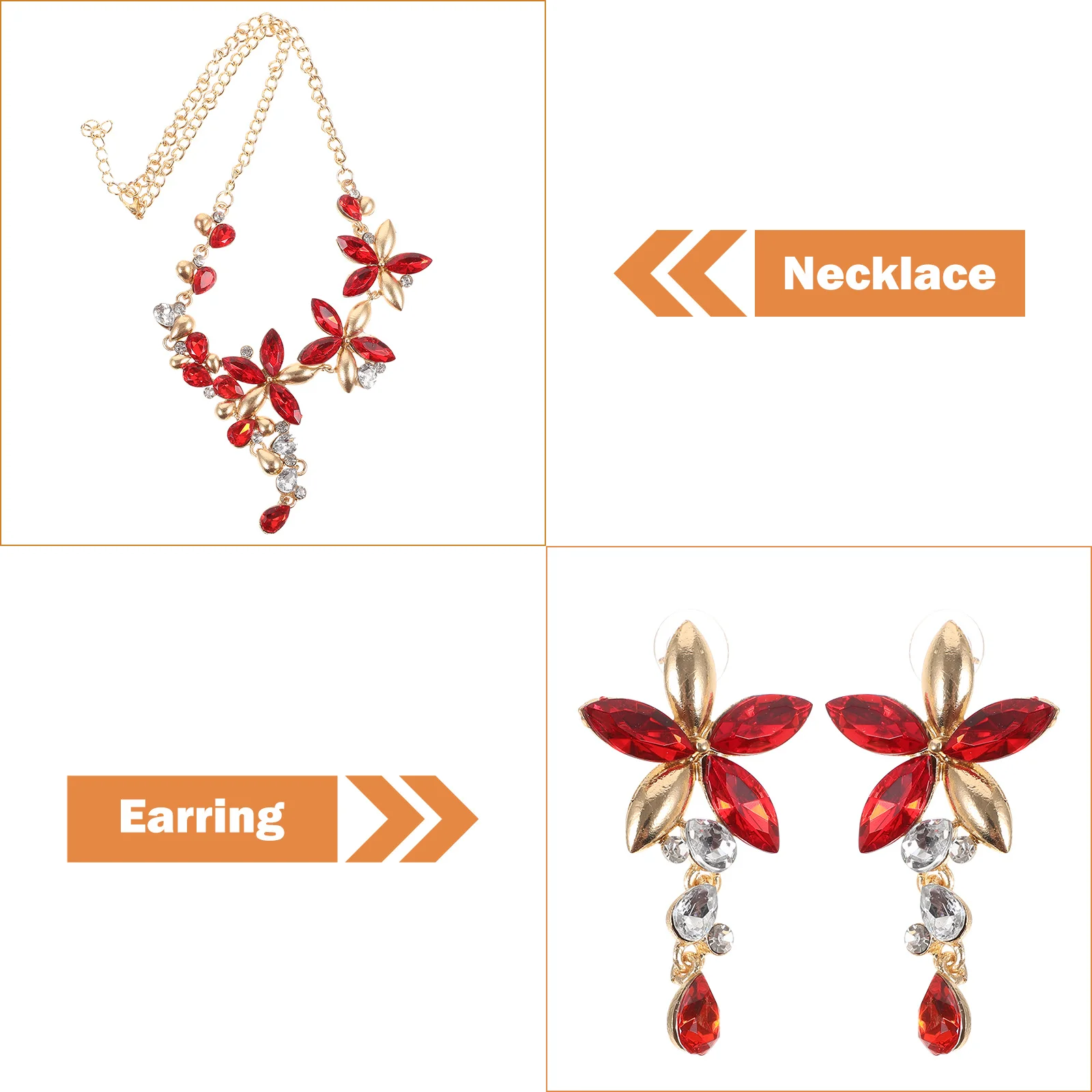 1Set Women Rhinestone Flower Necklace Earring Set Stylish Jewelry Unique Design Durable Materials Wedding Party Accessories
1Set Women Rhinestone Flower Necklace Earring Set Stylish Jewelry Unique Design Durable Materials Wedding Party Accessories